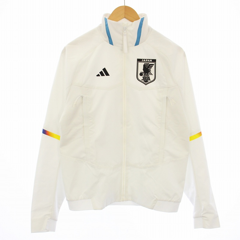 サッカー日本代表。adidas JFA ジップアップジャケット 青
