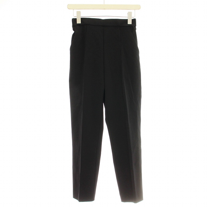 専用【新品未使用】タグ付Yori ピンタックストレッチパンツ 38 M 黒 yori 撥水ストレッチスティックパンツ サイズ34 撥水ストレッチ