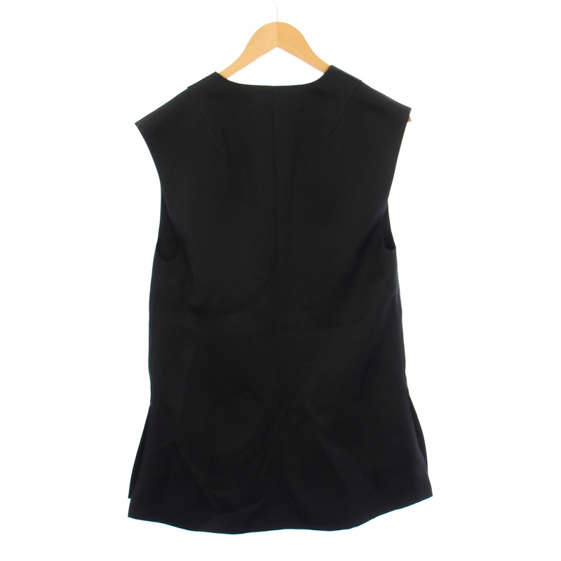 アンスリード UN3D. 23SS SATIN VEST サテンベスト Vネック 前開き 36