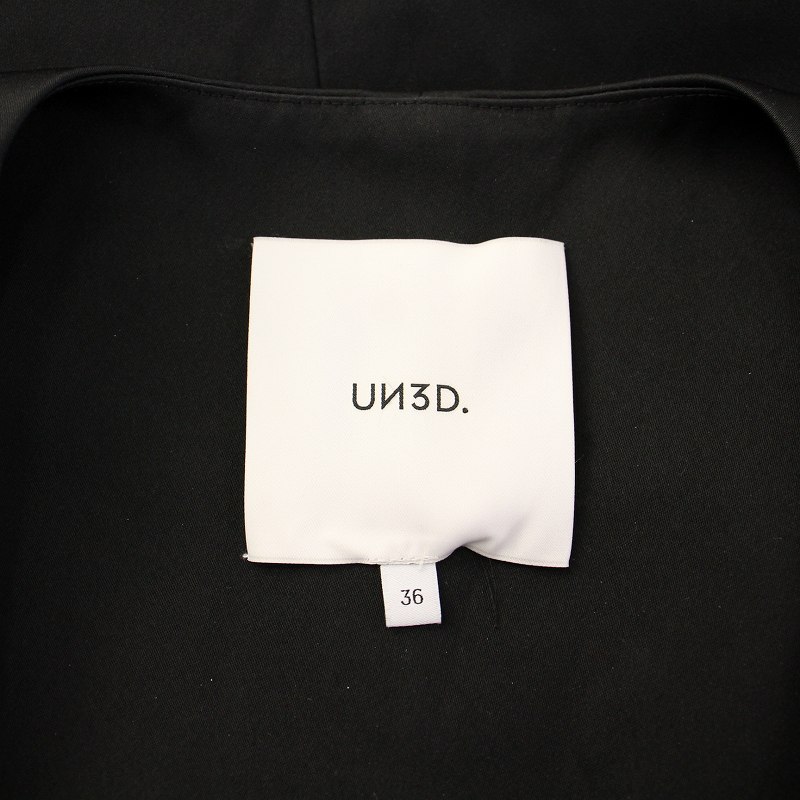 アンスリード UN3D. 23SS SATIN VEST サテンベスト Vネック 前開き 36