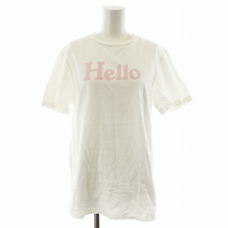 マディソンブルー MADISONBLUE HPS別注 HELLO CREW NECK TEE T