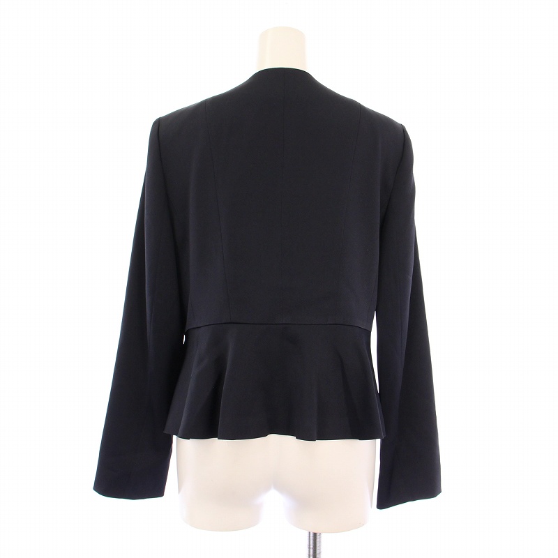 ★未使用★アナイ AMBALI ノーカラーショートコート ブラック ANAYI - 美品✨ANAYI キルティングショールカラーコート