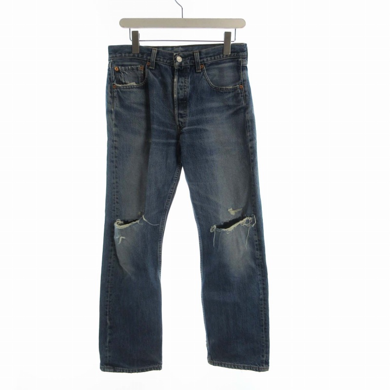 LEVI'S 501 ダメージ加工デニム W32 L30 Levi's 501 ダメージ加工