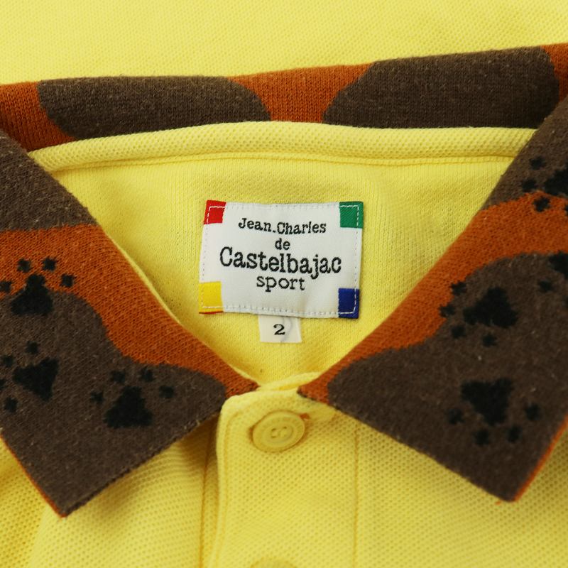カステルバジャック CASTELBAJAC ポロシャツ 半袖 2 イエロー