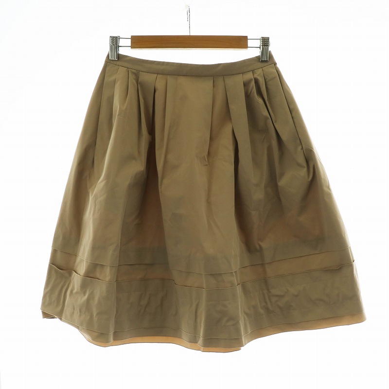 フォクシーニューヨーク 膝丈スカート フレアスカート Aライン レース