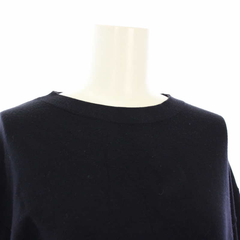 23区 オンワード樫山 23AW ニットワンピース ロング 長袖 38 紺