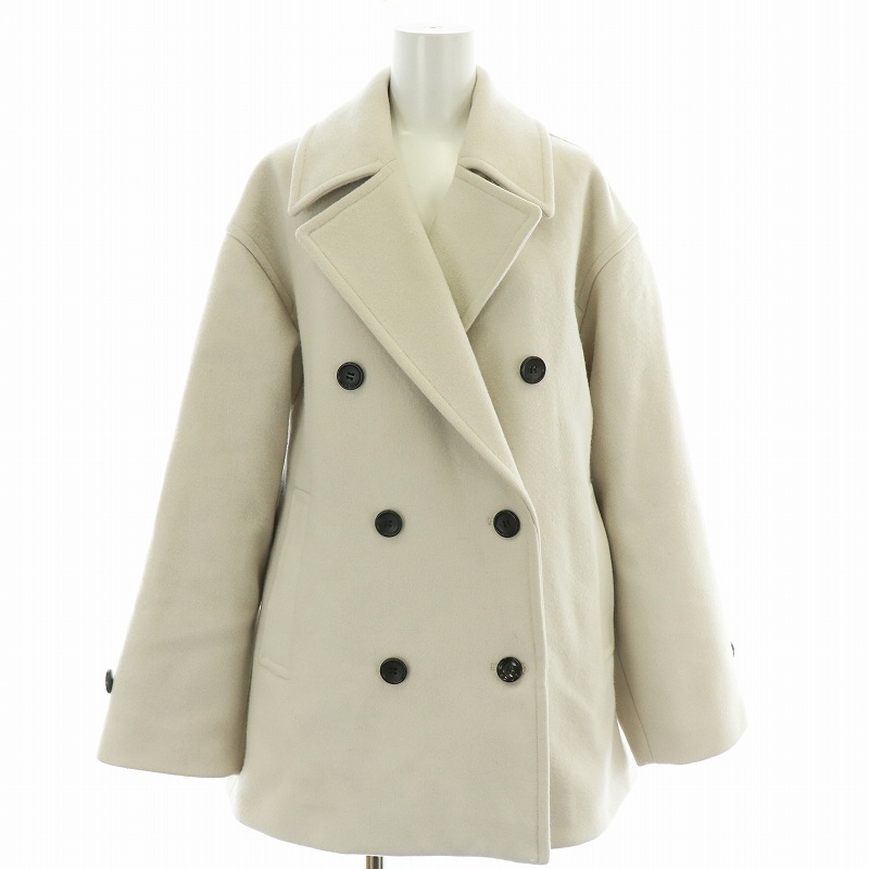 FRAY I.D フレイアイディー 23aw ファインメリノピーコート ホワイト