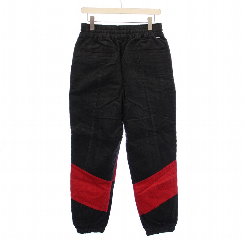 sapeur コーデュロイ トラックコーチジャケット 黒/赤 未使用品 サプール SAPEur CORDUROY TRACK COACH JACKET PANTS