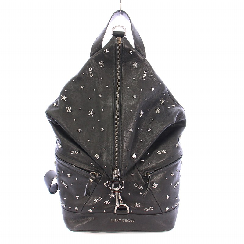 ジミーチュウ JIMMY CHOO FITZROY リュックサック バックパック レザー 