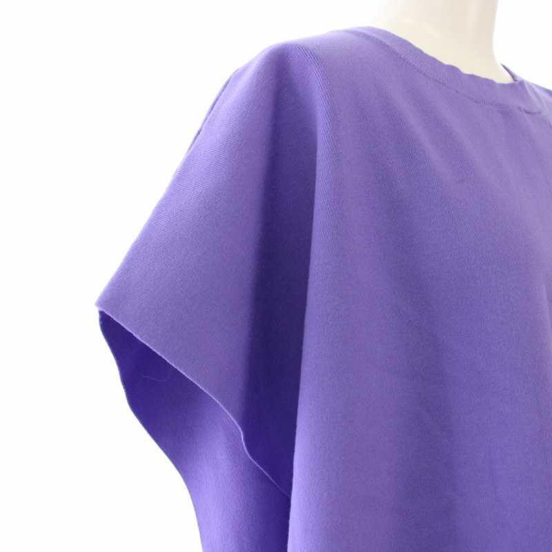 エンフォルド ENFOLD 25SS アテナケープベスト ATHENA CAPE VEST ニット 38 紫 300IS270-0861 /TK レディース エンフォルド ENFOLD 25SS アテナケープベスト ATHENA CAPE VEST