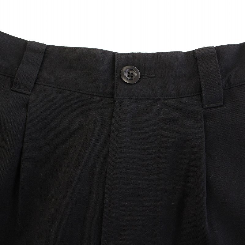 マーガレットハウエル MHL. 24AW WOOL COTTON TWILL TROUSERS ウール