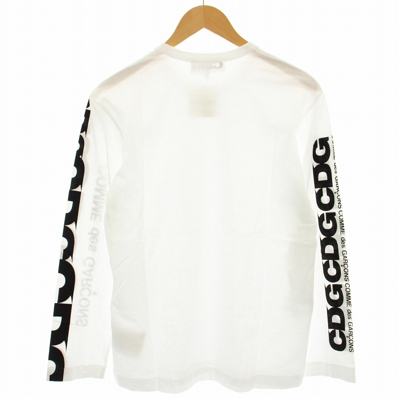 未使用品 コムデギャルソン COMME des GARCONS CDG 袖プリントロング 