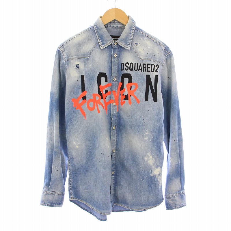 ディースクエアード DSQUARED2 Icon Forever Relax Shirt ディースクエアード DSQUARED2 Icon Forever Relax Shirt