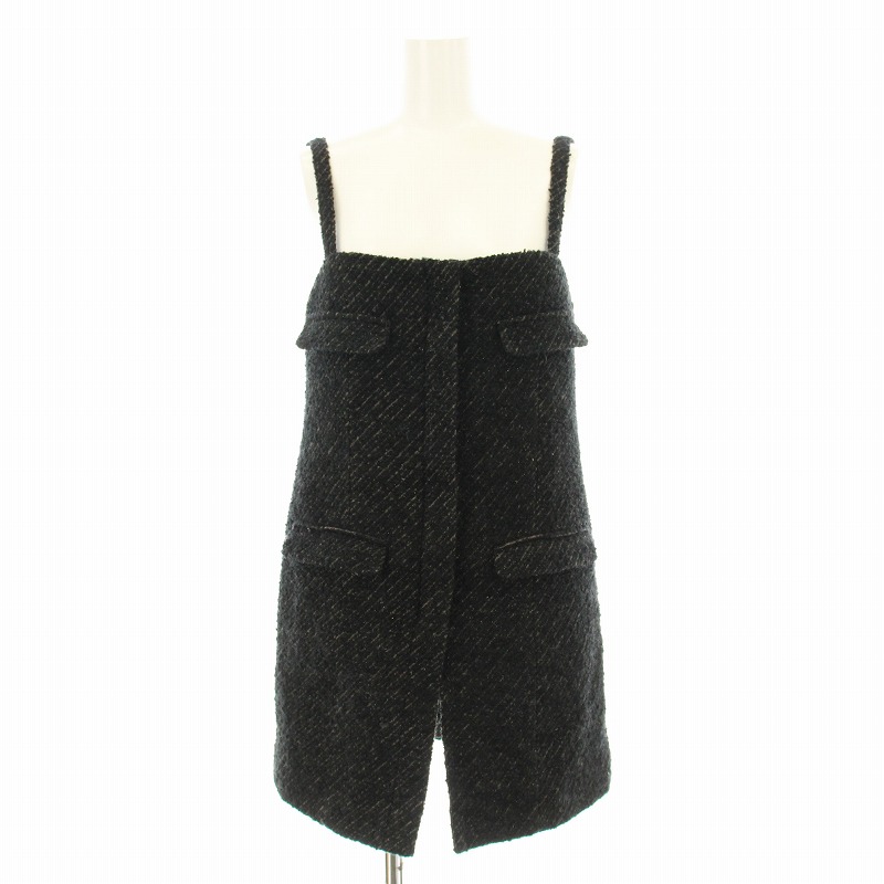 アメリヴィンテージ Ameri VINTAGE 23AW GLITTER TWEED VEST ビスチェ