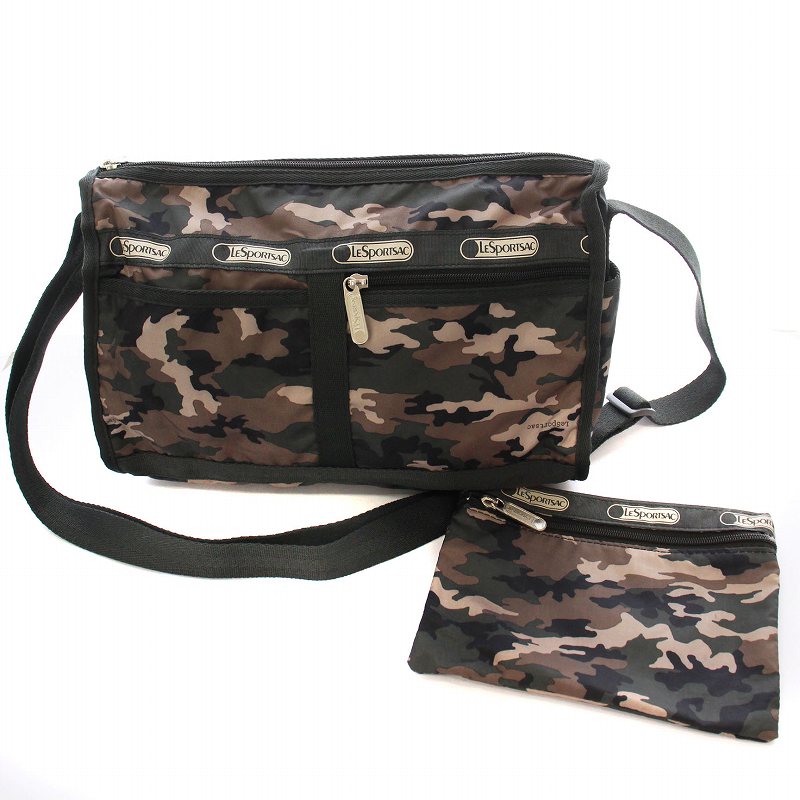レスポートサック LesportSAC ショルダーバッグ ナイロン 迷彩 