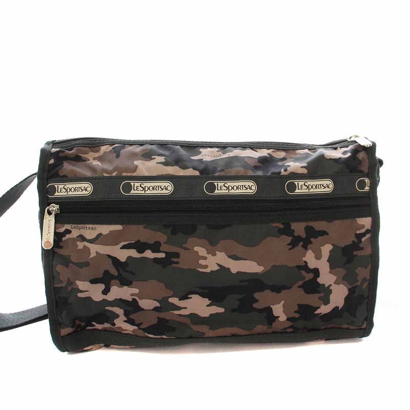 美品 レスポートサック LeSportsac ショルダーバッグ 総柄 ナイロン z□レスポートサック/LESPORTSAC 総柄 ナイロンショルダーバッグ