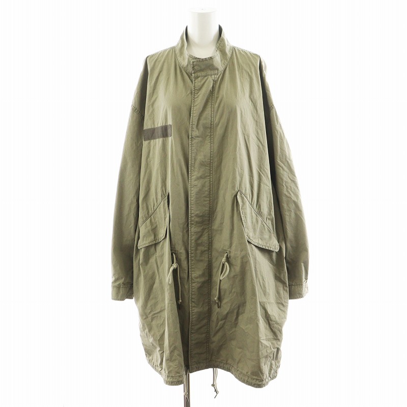 ウィムガゼット Whim Gazette 24SS ミリタリーコート ロング丈
