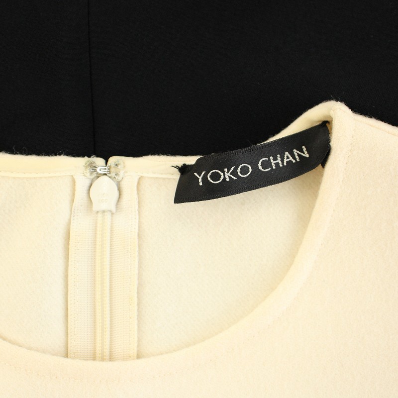 YOKO CHAN ヨーコチャン フリル シフォン ワンピース ひざ丈 YOKO CHAN ヨーコチャン ワンピース