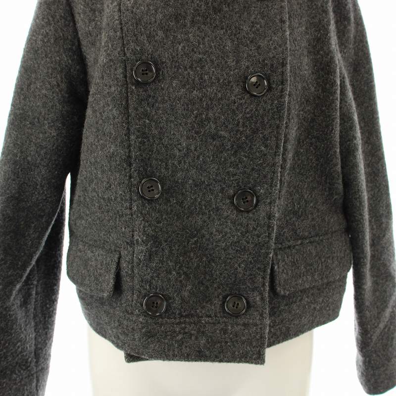 セオリー Theory RITUAL QUALITY HANYA ピーコート ショート丈