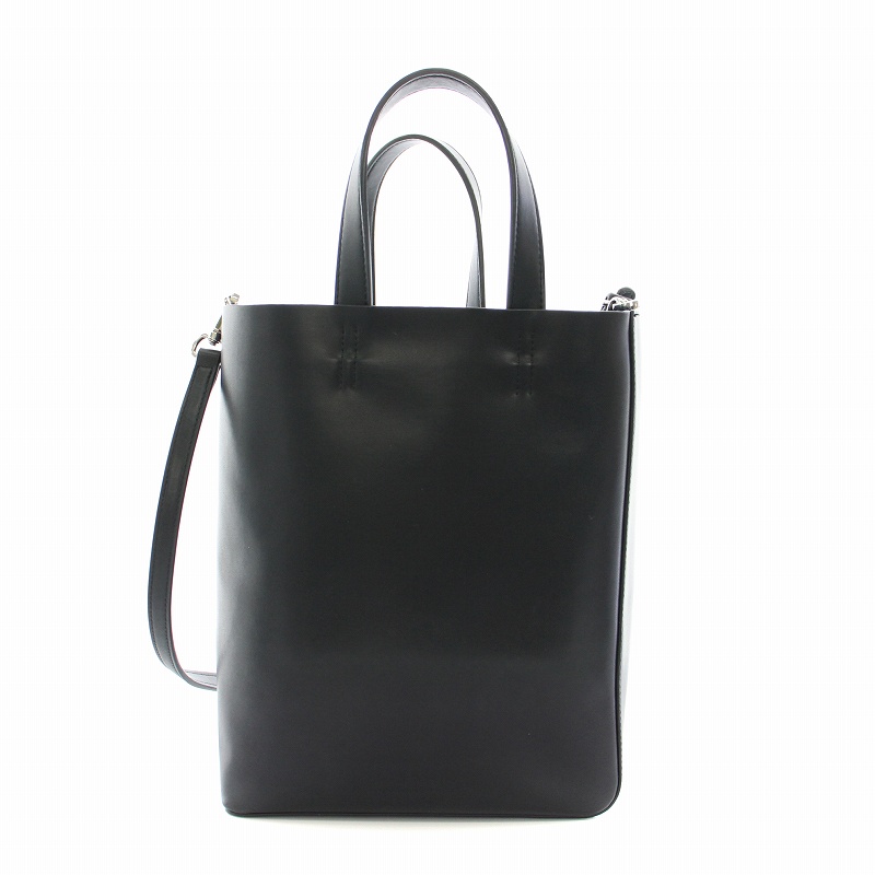 2025，最新作】 トゥモローランド レザー トートバッグ ブラック 黒