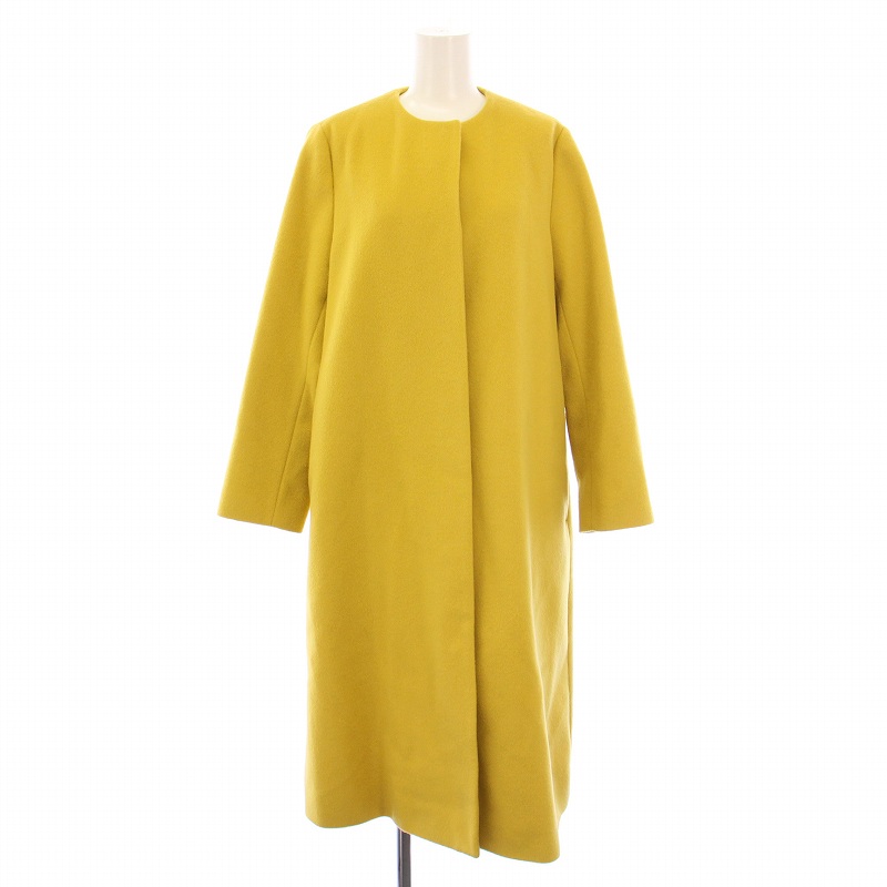 ユナイテッドアローズ UNITED ARROWS ノーカラーベルラインコート