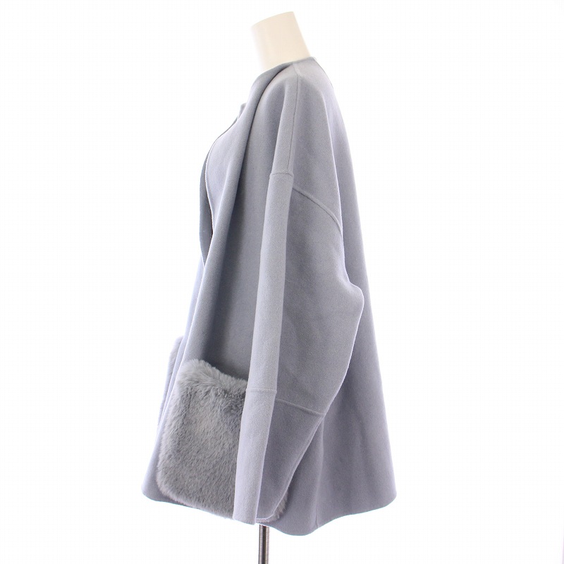 ミラオーウェン Mila Owen 24AW 2WAYファーポケットリバーコート ノー