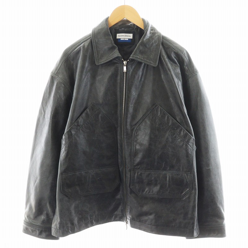 メゾンスペシャル MAISON SPECIAL 23AW バッファローレザーシングル 
