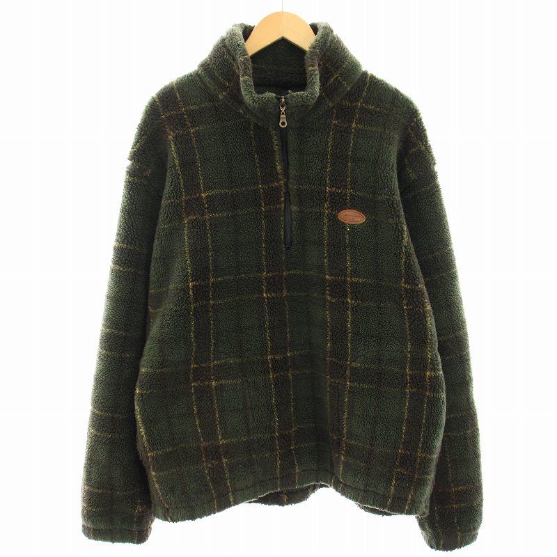 ウールリッチ WOOLRICH トレーナー スウェット フリース ボア チェック 