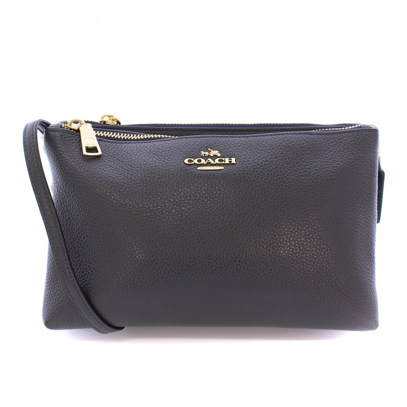 コーチ COACH レイラ ショルダーバッグ ポシェット レザー ロゴ