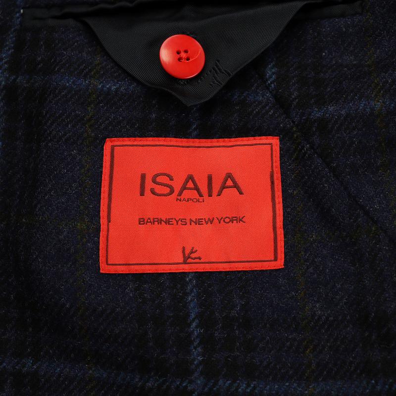 【Ran様】極美品 ISAIA ウール テーラードジャケット 46 ラペルピン付 Ran様】極美品 ISAIA ウール テーラードジャケット 46