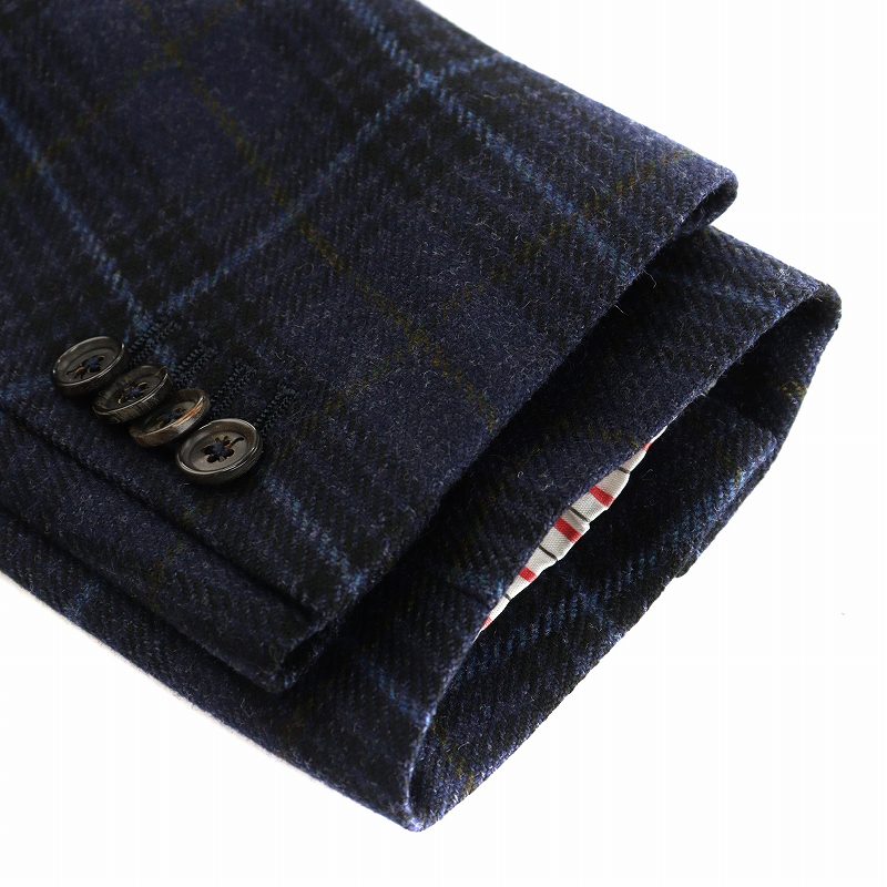 イザイア ISAIA SAILOR テーラードジャケット シングル チェック