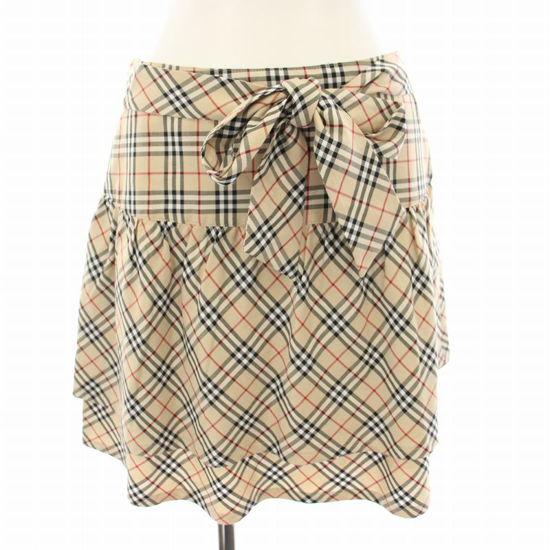 BURBERRY チェック柄スカート 160cm BURBERRYS チェック柄プリーツ