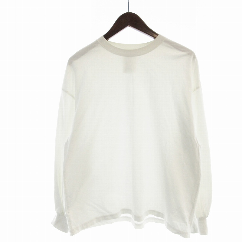 ハイク HYKE Tシャツ カットソー 長袖 1 白 ホワイト NC3-011 /EE