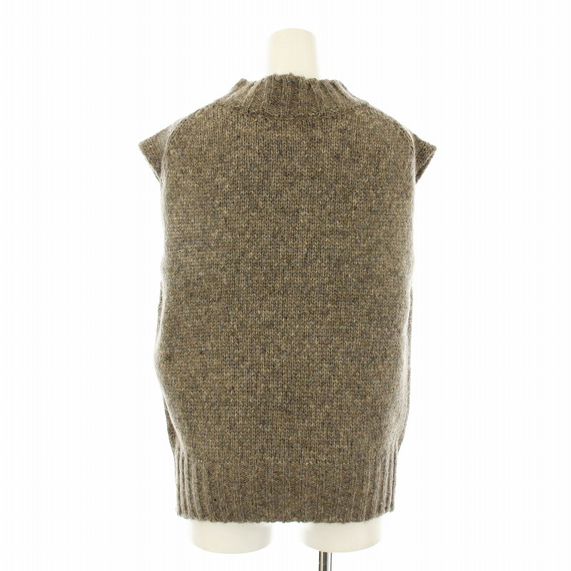 todayful Mottle Yarn Kint Vest ベージュ TODAYFUL Mottle Yarn Knit