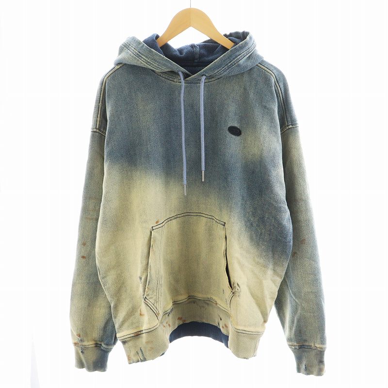 ディーゼル DIESEL D-UM-RIB-NE D-LAB-NE セットアップ パーカー プル  