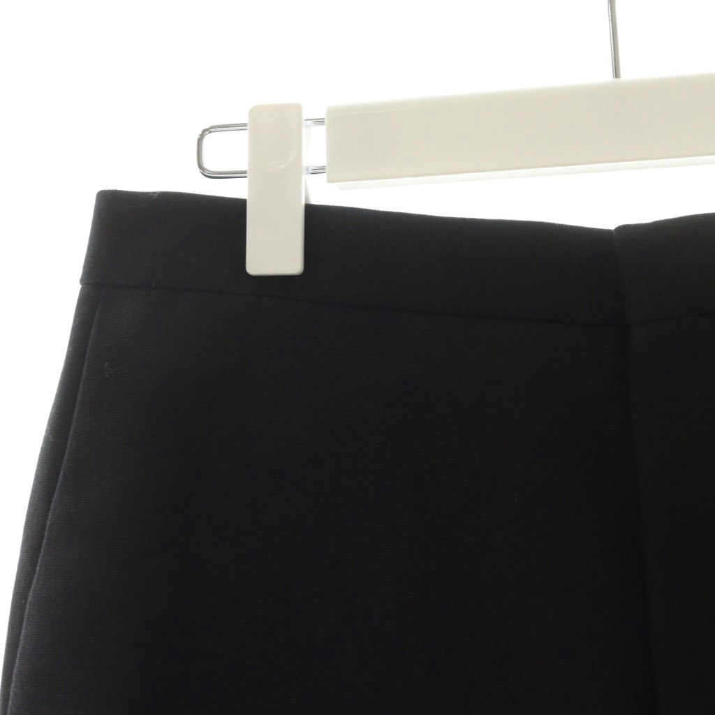 バレンシアガ BALENCIAGA 台形スカート カットオフ ミニ丈 ウール