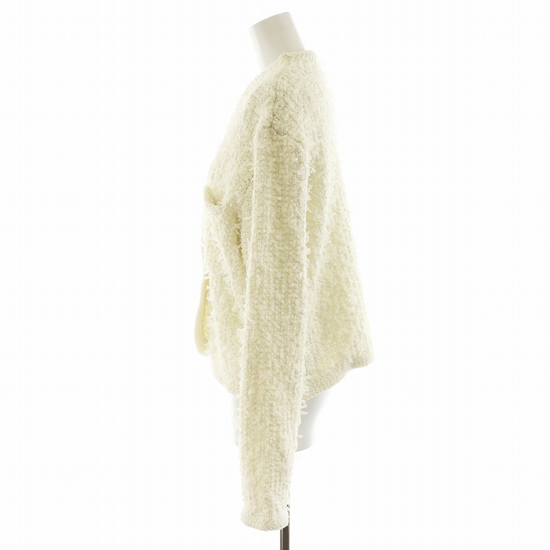 未使用品 ミラオーウェン Mila Owen 25SS ニットツイードショート