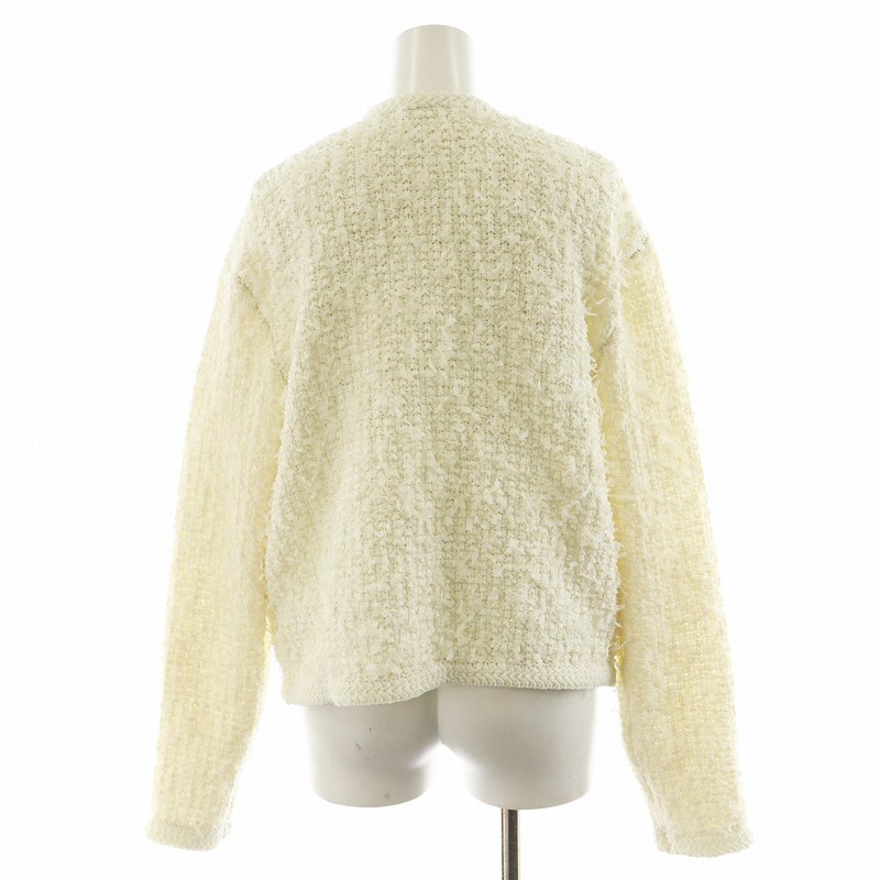 未使用品 ミラオーウェン Mila Owen 25SS ニットツイードショート