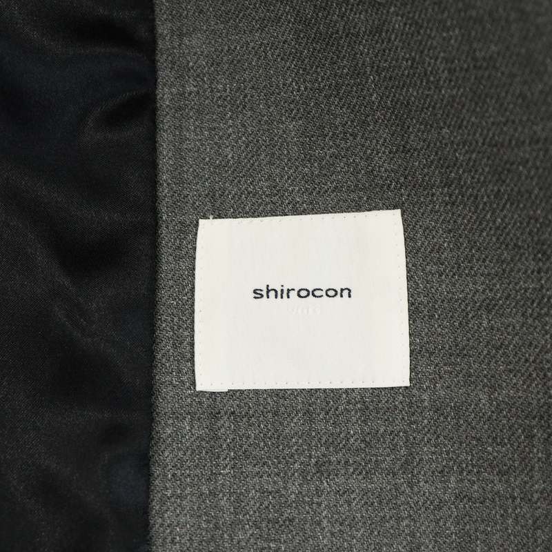 ヨリ yori シロコン shirocon チャンキーテーラージャケット シングル 