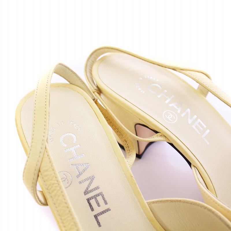 CHANEL ベージュ キルティングサンダル 38サイズ CHANEL ベージュ キルティングサンダル 38サイズ luxury-women