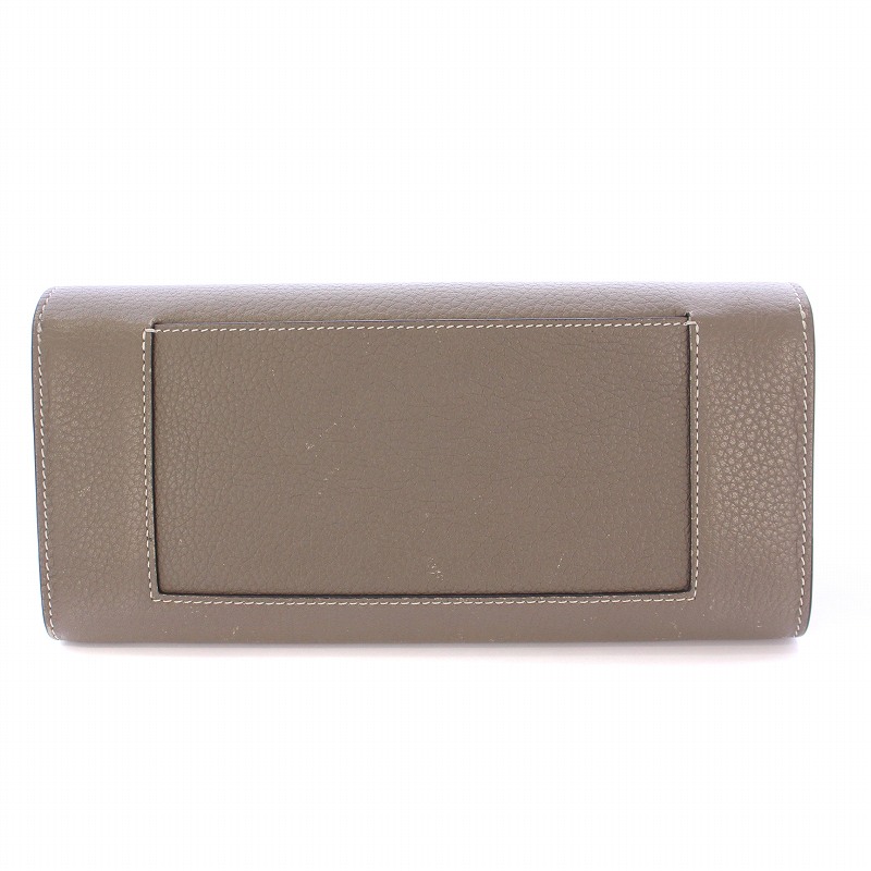 CELINE セリーヌ ラージフラップ マルチ レザー ウォレット 長財布 CELINE セリーヌ ラージフラップ マルチ レザー ウォレット 長財布