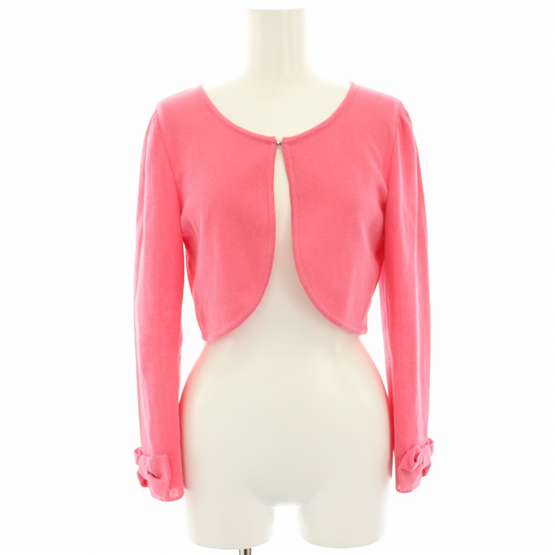 最終お値下【新品タグ付き】エムズグレイシー リボン ボレロ