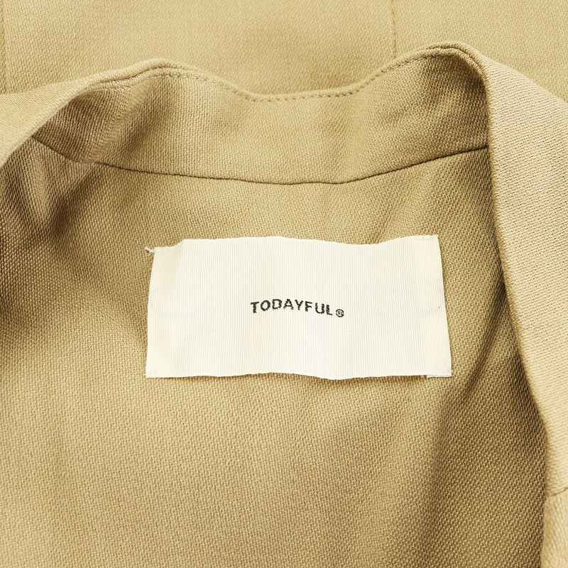 未使用品 トゥデイフル TODAYFUL 23SS サテンオーバーベスト Satin Over Vest 38 ベージュ 123101106 /AN50 レディース 未使用品 トゥデイフル TODAYFUL 23SS サテンオーバーベスト