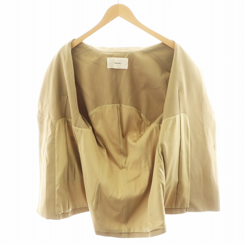 未使用品 トゥデイフル TODAYFUL 23SS サテンオーバーベスト Satin Over Vest 38 ベージュ 123101106 /AN50 レディース 未使用品 トゥデイフル TODAYFUL 23SS サテンオーバーベスト
