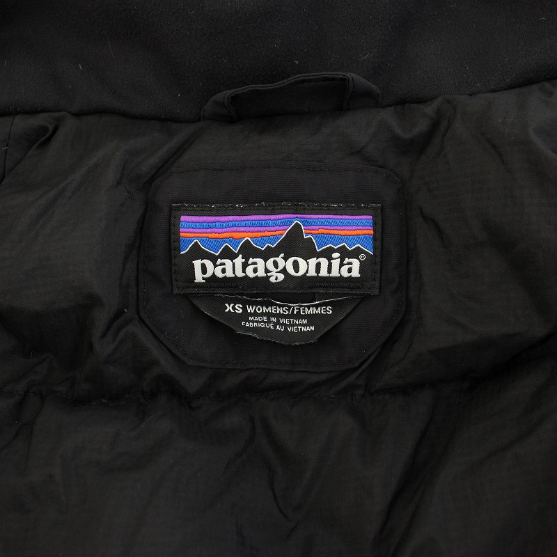 パタゴニア Patagonia シティストームパーカー CITY STORM PARKA ダウンジャケット アウター ミドル フード ナイロン XS 黒 ブラック 28005 /YT レディース