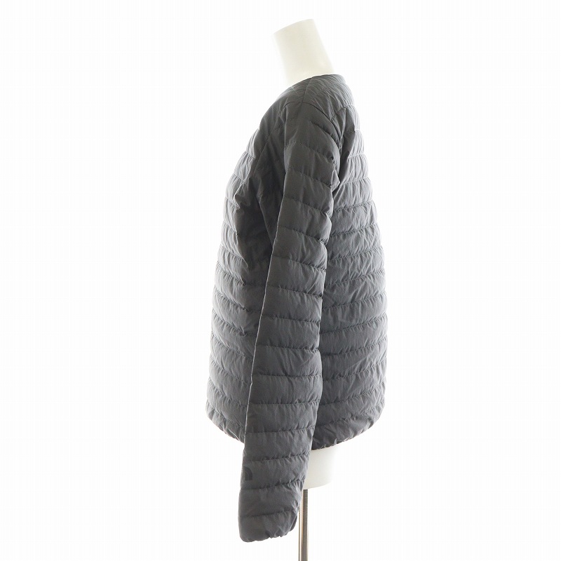 THE NORTH FACEシェルカーディガンS灰NDW91551ダウンインナー ザノースフェイス THE NORTH FACE ウィンドストッパーゼファーシェル
