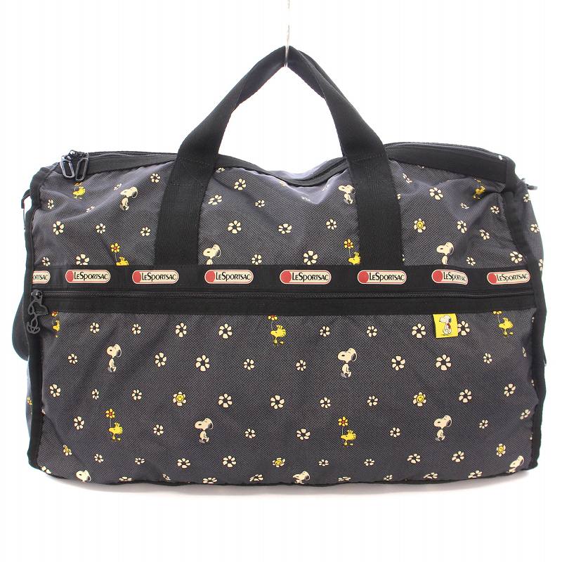 LE SPORTSAC スヌーピー ボストンバッグ