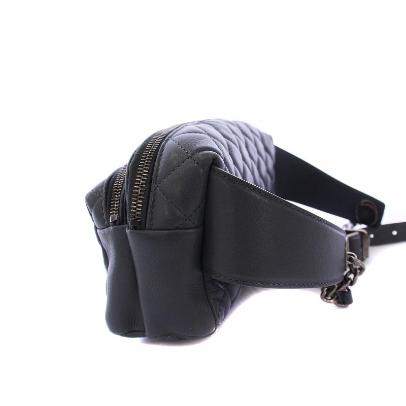 シャネル CHANEL マトラッセ ウエストバッグ ボディバッグ ココマーク