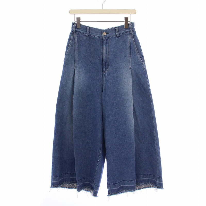 ズッカ zucca ワイドパンツ デニムパンツ ジーンズ ジップフライ 