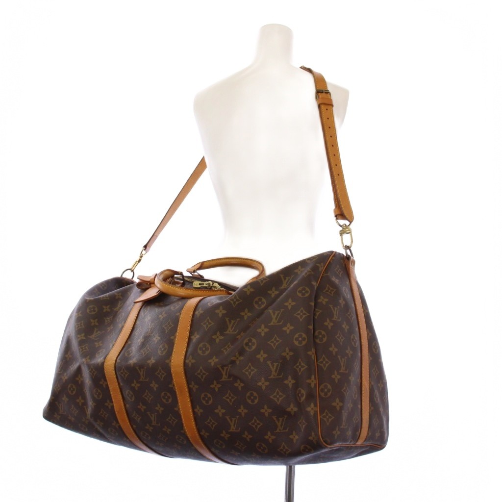 ルイヴィトン LOUIS VUITTON キーポル バンドリエール60 モノグラム  